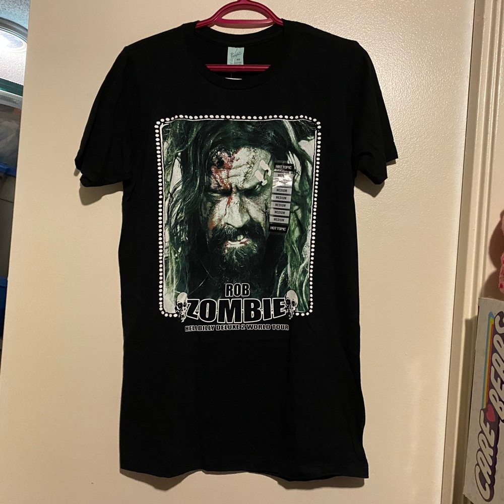BNWT ROB ZOMBIE HELL BILLY DEXUXE 2 WORLD TOUR T-SHIRT